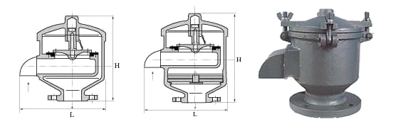 快開(kāi)呼吸閥 外形結(jié)構(gòu)圖